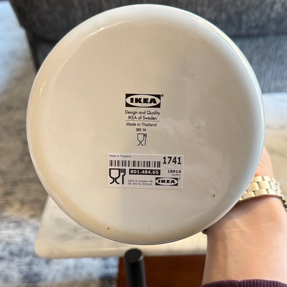 IKEA White Ceramic Base